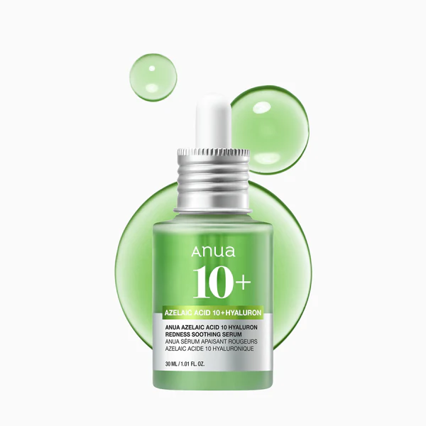 ANUA 10+AZELAIC ACID 10 HYALURON REDNESS SOOTHING SERUM 30 ML