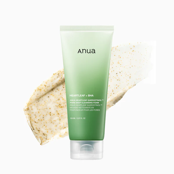 ANUA HEARTLEAF QUERCETINOL PORE DEEP CLEANSING FOAM 150 ML