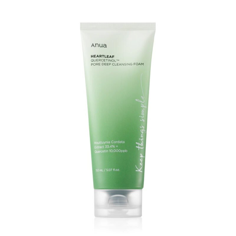 Mousse nettoyante en profondeur des pores au quercétinol Heartleaf